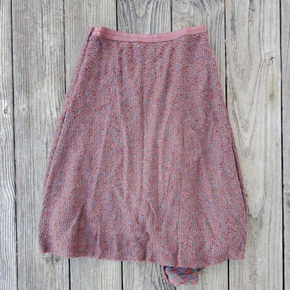 RELISTED Free People asymmetrical flower skirt - Picture 4 of 4